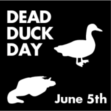 The new Dead Duck Day logo